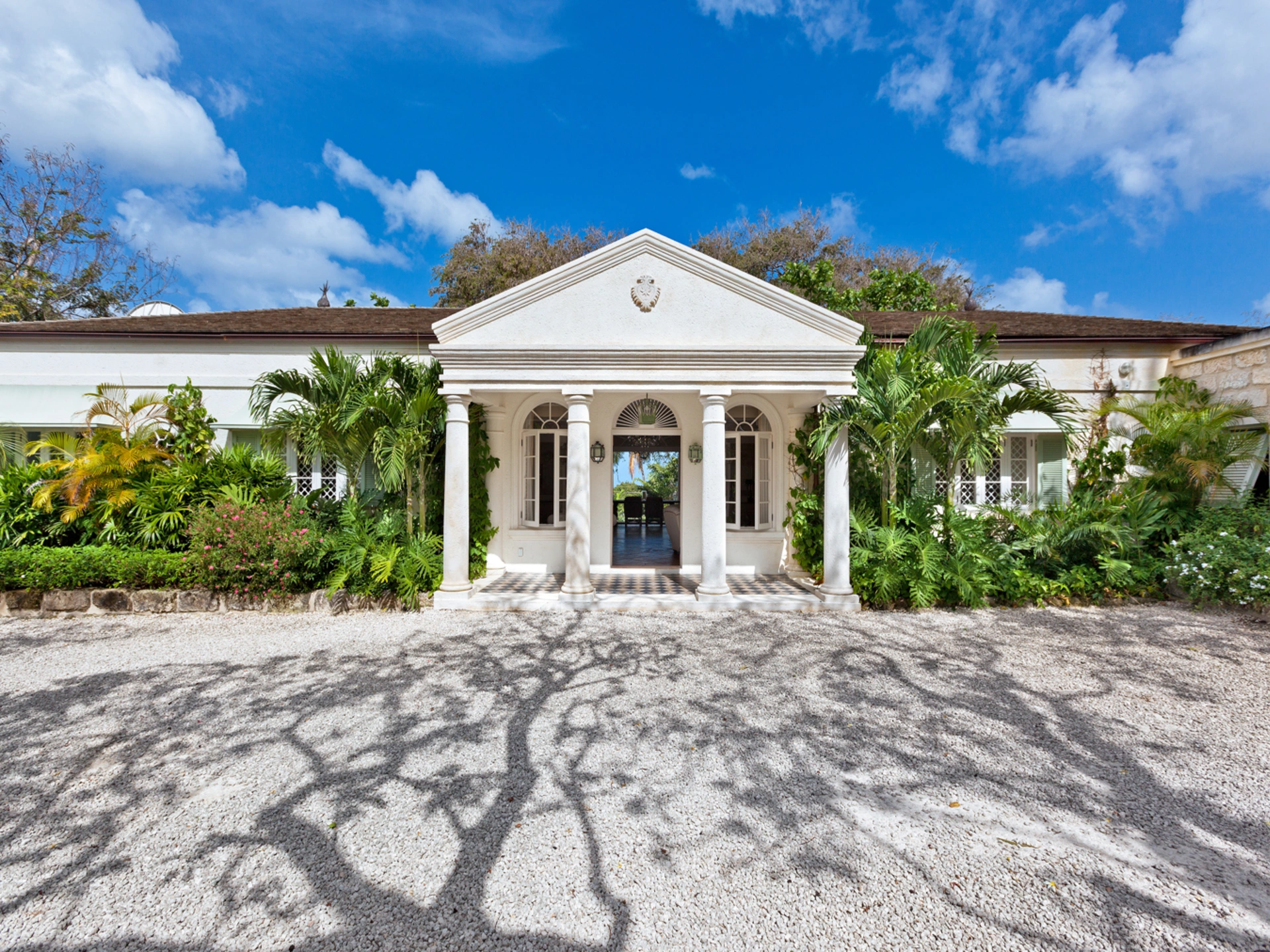 Front entrance and drive