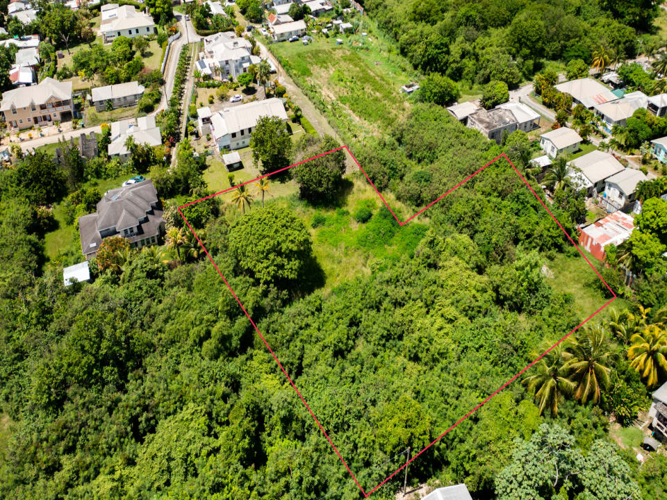 Aerial view of this St James site