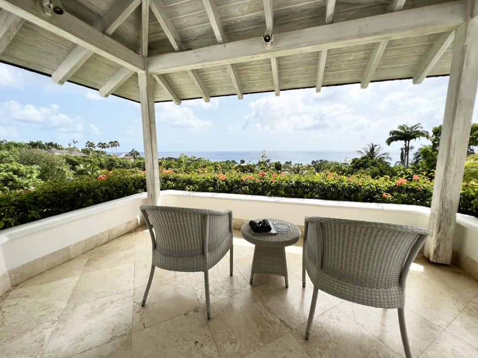 View directly facing west in main bedroom suite