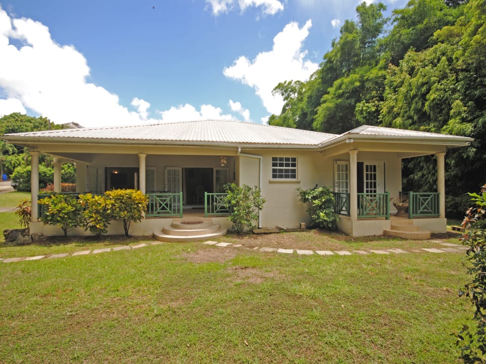 View of house from garden