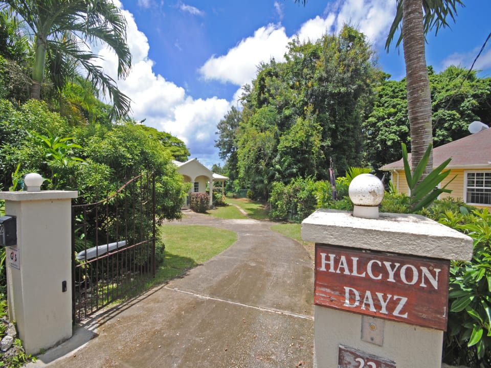 Entrance to property