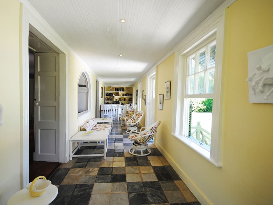 Flagstone floored verandah