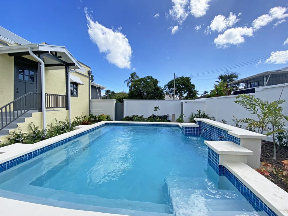 Lovely pool and garden