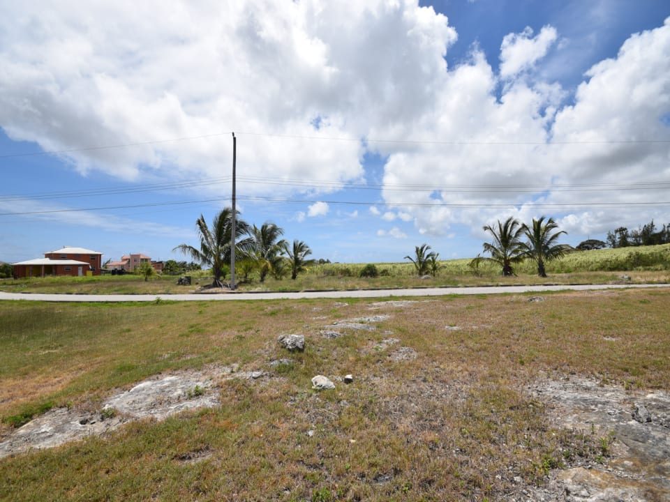 View looking back towards the development