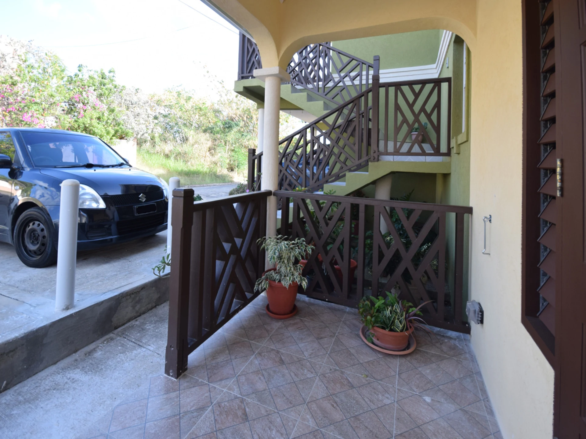 Ground level apartment