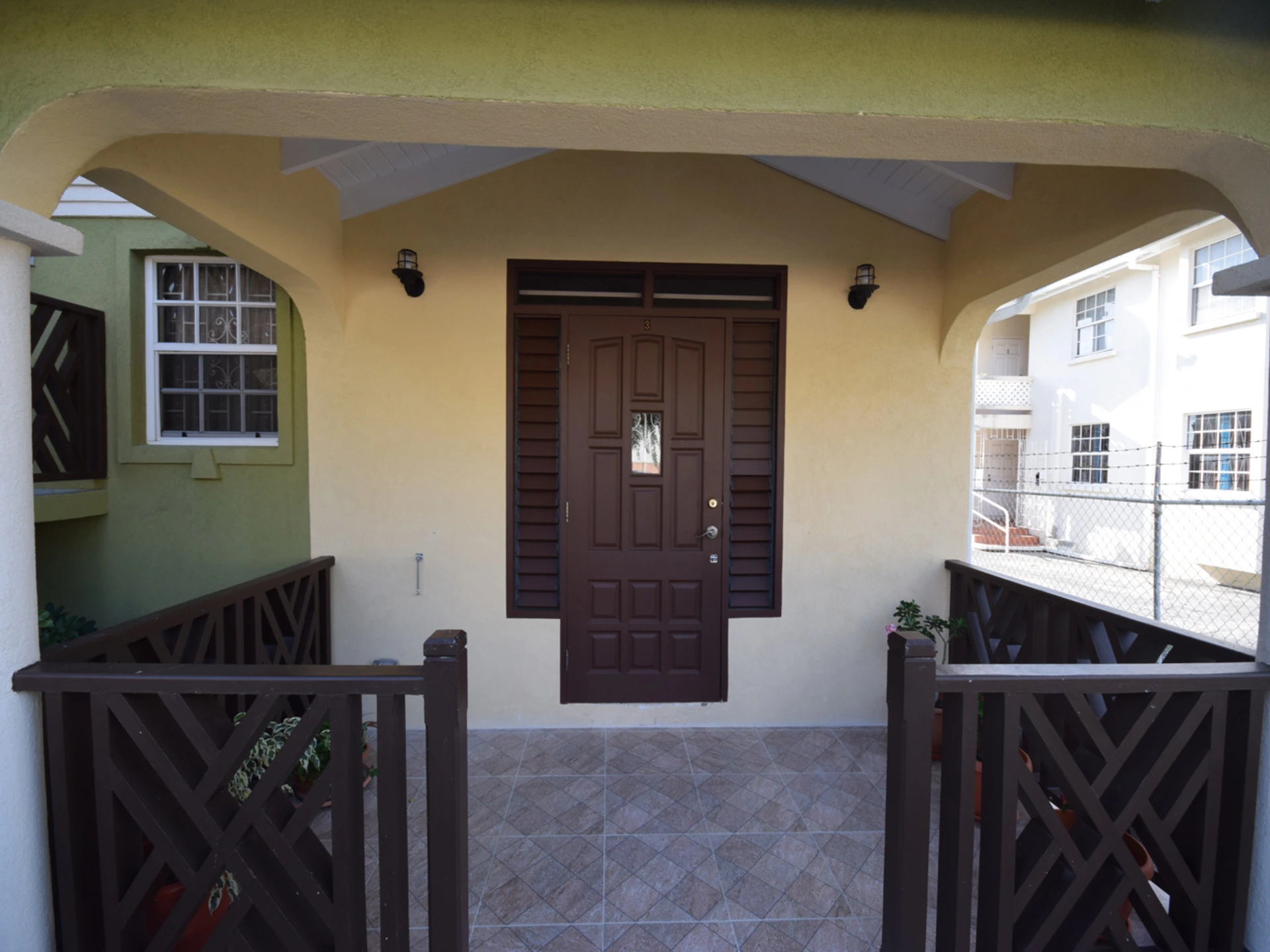 Covered patio