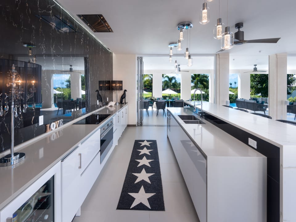 Open plan kitchen