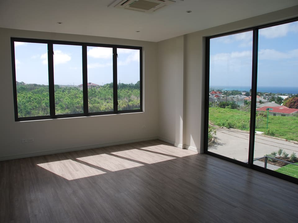 Master bedroom with amazing views