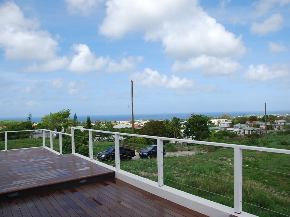 Upstairs patio