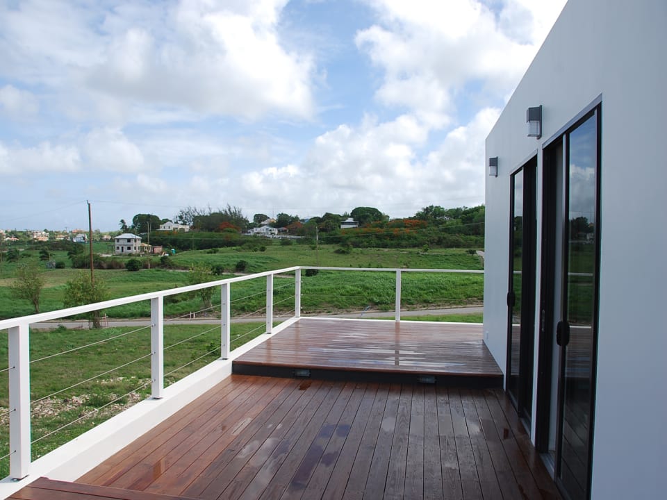 Upstairs patio