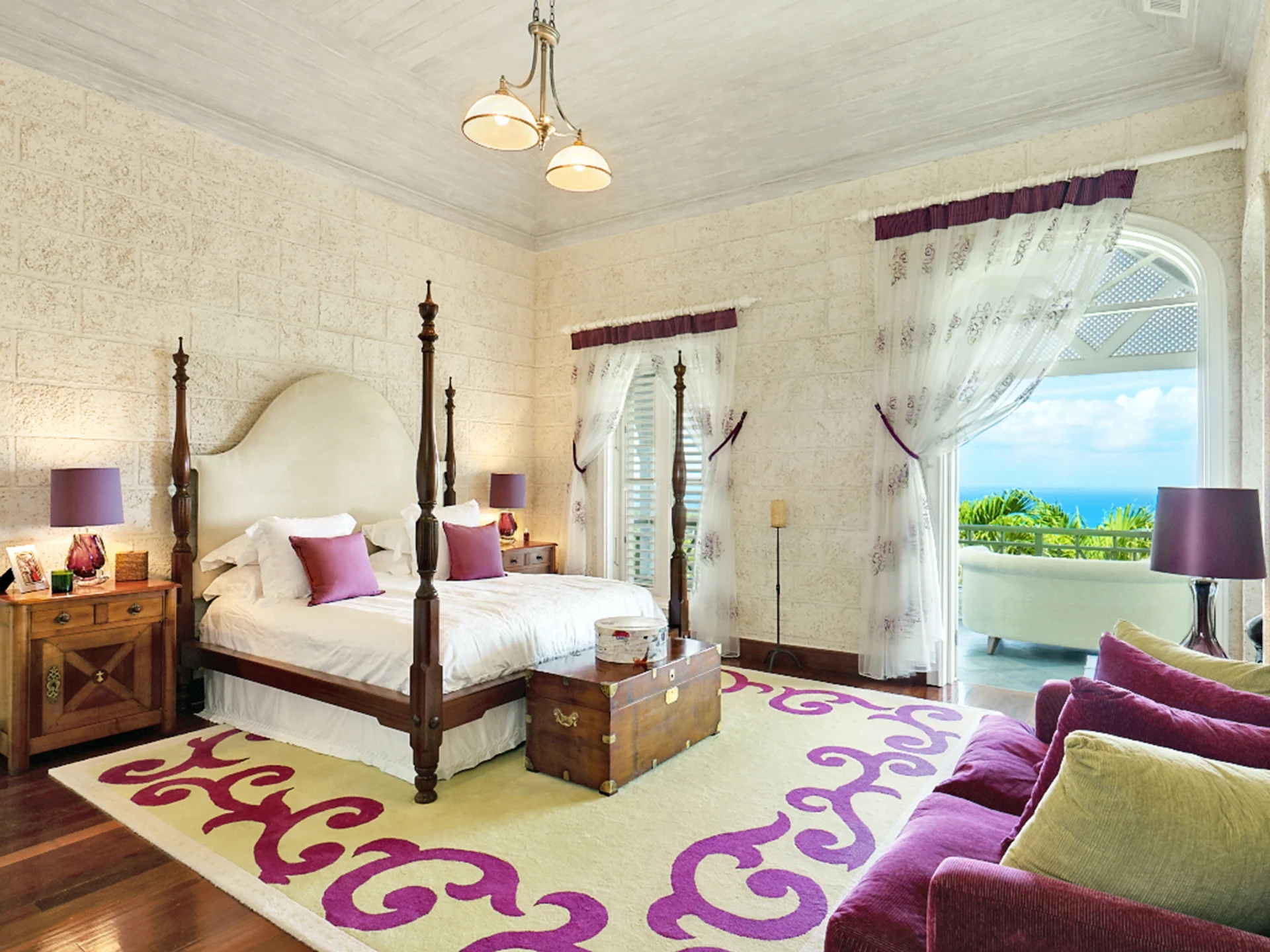 Impressive master bedroom