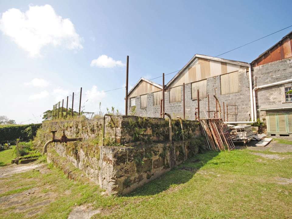 View of Warehouse from factory yard