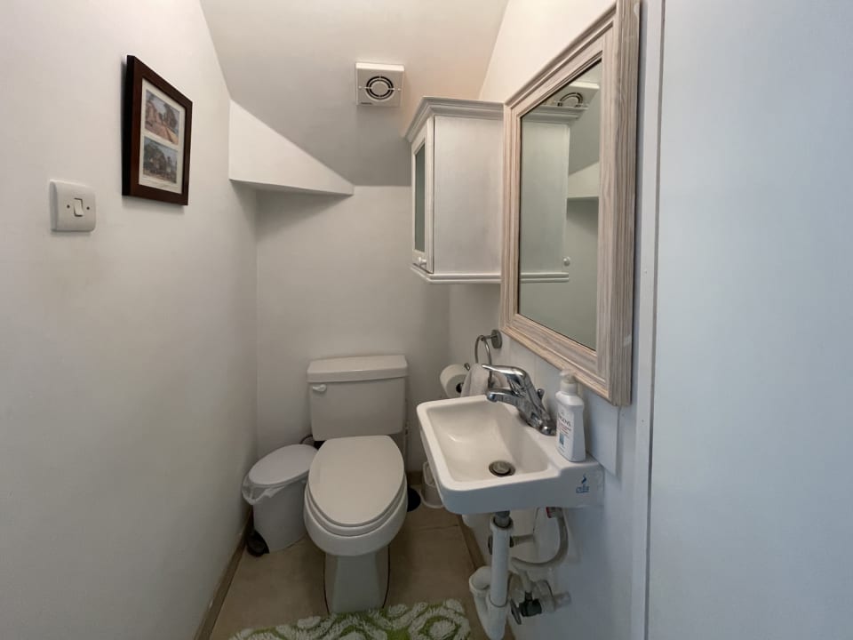 Half bath on ground floor