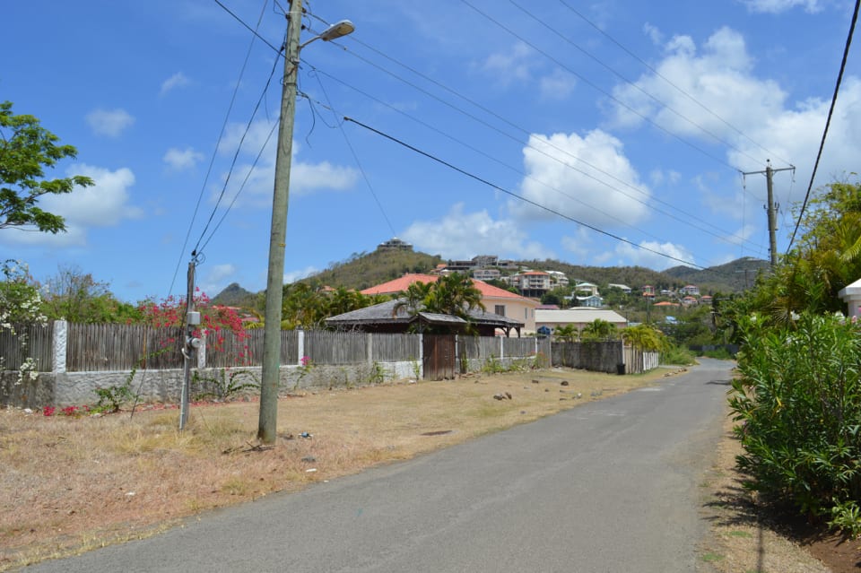 Access Road from Rodney Heights