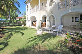 View of townhouse from sea