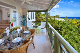 dining balcony on second floor