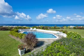 Stunning sea views from this double lot