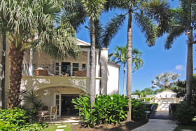 Exterior of 104 which feels like a villa