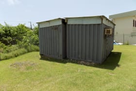 Storage Containers in Yard