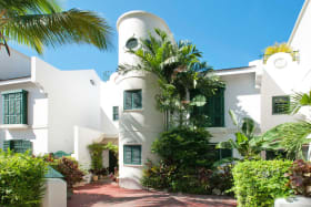 Front door and parking at Tamarind