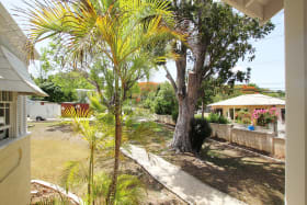 Pathway leading to staff parking