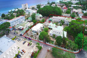 Property outlined in red - 1/2 block from Barbados Hastings