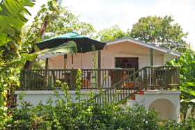 The apartment from the garden