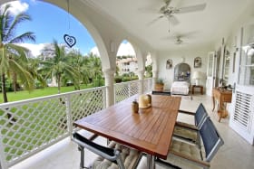 Gorgeous terrace overlooking pool & gardens