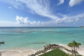 Sea views from the Patio