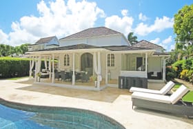 Pool and patio area