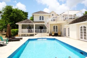 Large pool and deck area