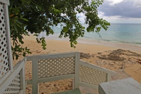 Stairs leading to Mullins Beach