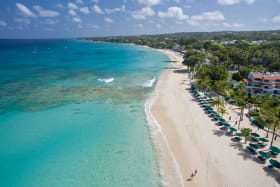 Aerial photo of Glitter Bay Beach