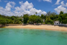 View of the house from the beach
