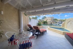 Port St. Charles 128. Patio terrace with lovely views overlooking the marina