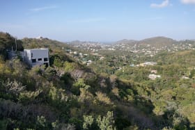 View from the top, looking out into Rodney Bay & the Caribbean Sea