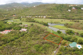 View facing south towards the Golf Course