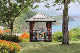 Gazebo with a fantastic coastal view