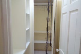 Primary suite walk-in closet