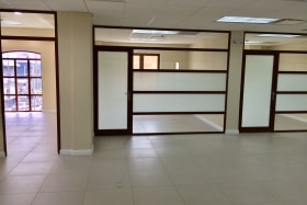 entrance of the front office 