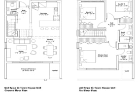 Floor plan of Harmony Hall Green