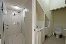 Full bathroom with shower