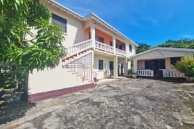 Entrance of apartment building