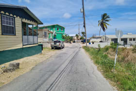 View along Eastern boundary and surrounding properties