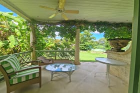 Patio outside of one of the bedrooms