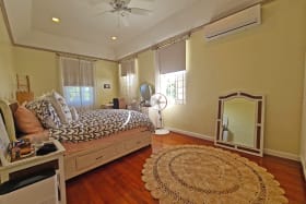 Bedroom.-  furniture pictured will be different.