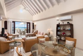 High ceilings and spacious