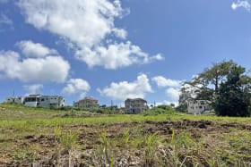 Another view with existing homes in background.