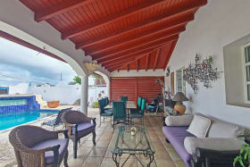 Covered patio