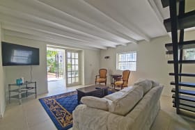 Living area leading out to the patio